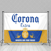 Aperturee - Corona Extra Logo Imported Beer From Mexico Backdrop